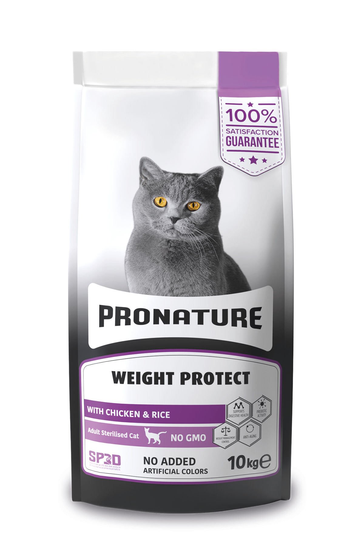 Pronature 10 kg Kilo Kontrolü İçin Tavuklu ve Pirinçli Kısırlaştırılmış Yetişkin Kuru Kedi Maması