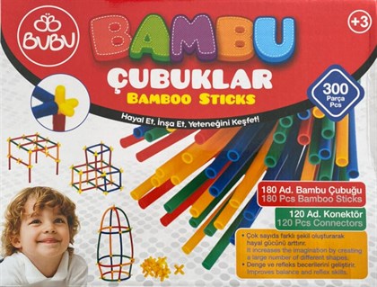 BubuBU-BU Bambu Çubuklar 300'lü