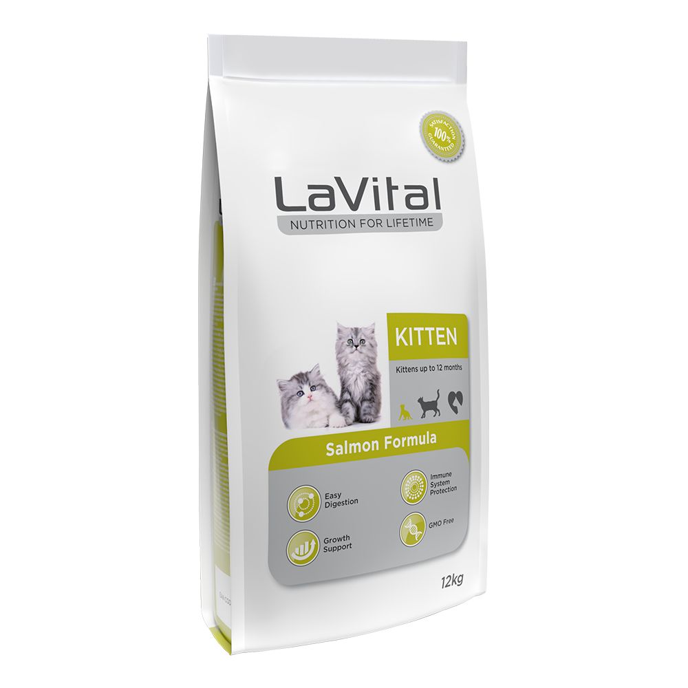 LaVital Somonlu 12 kg Yavru Kuru Kedi Maması