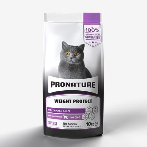 Pronature Tavuk Etli ve Pirinçli Kısırlaştırılmış Yetişkin Kedi Maması 10 kg