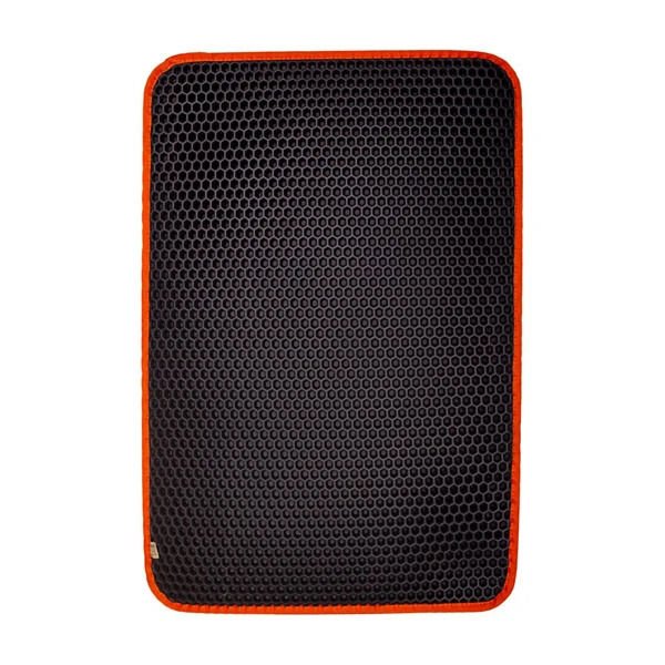 Cattie Altıgen Model Kum Toplayıcı Fonksiyonel Kedi Paspası Turuncu - Large