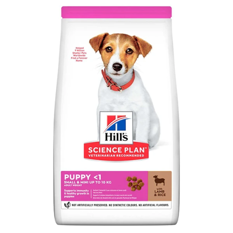 Hills Puppy Small & Mini Kuzu Etli Küçük Irk Yavru Köpek Maması 1,5 Kg