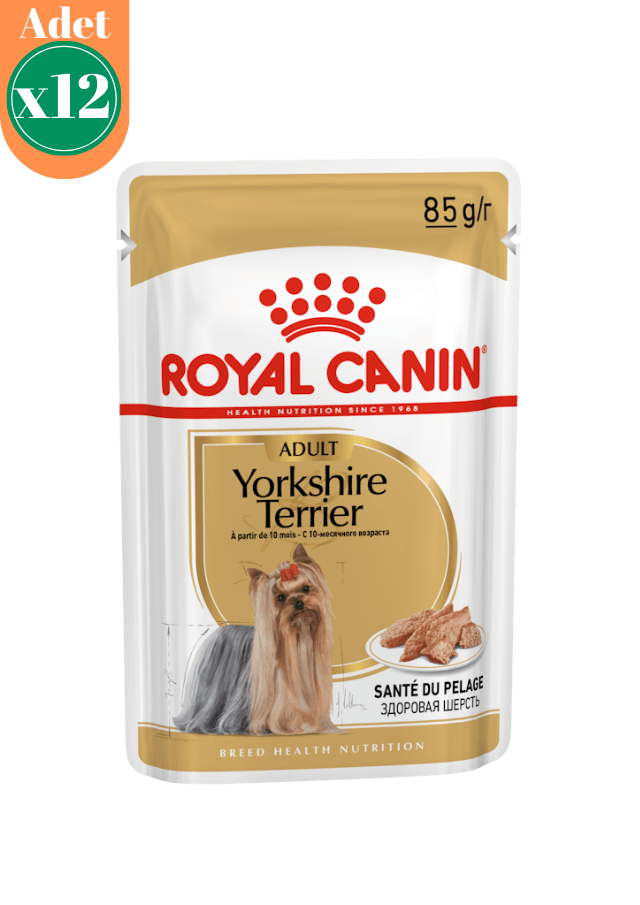 Royal Canin Yorkshire Terrier Pouch Konserve Köpek Maması 12 Adet