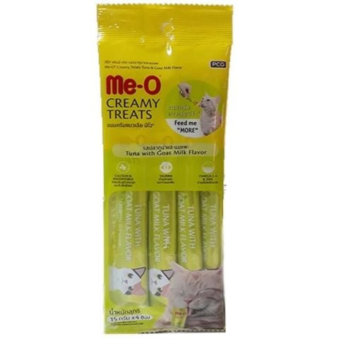 Meo Creamy Ton Balıklı ve Keçi Sütlü Kedi Ödül Maması