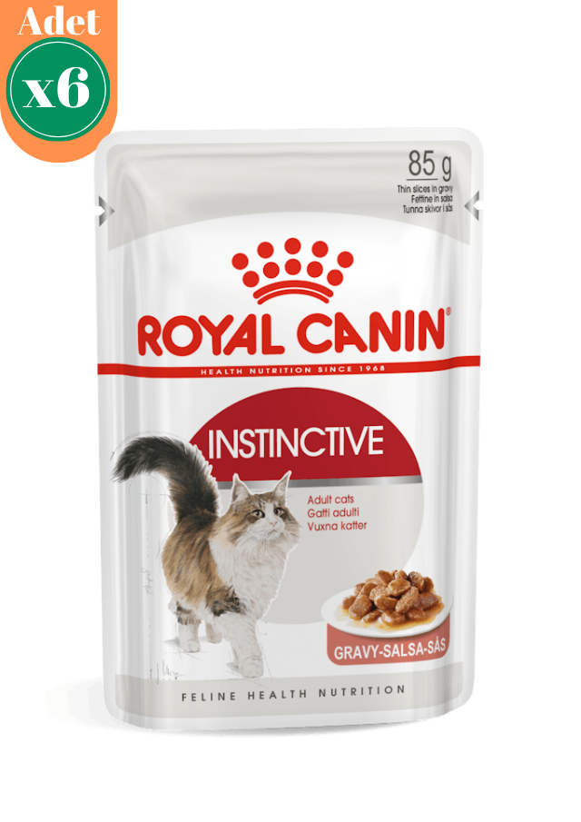 Royal Canin Instinctive Jelly 12x85 gr Yaş Kedi Maması 6 Adet