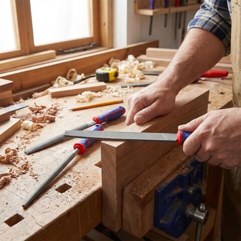 WORKPRO WP201702 3 Parça 200mm Ağır Hizmet Tipi Metal Eğe Seti