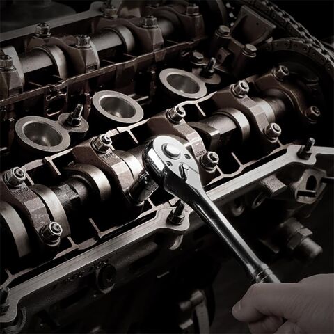 WORKPRO WP202524 1/4'’ 3/8’’ Metrik 75 Parça Cr-V Profesyonel Lokma Takımı