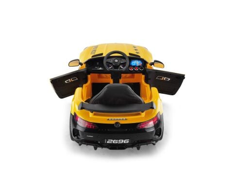 Baby2Go Grand Akülü Araba 12V Sarı