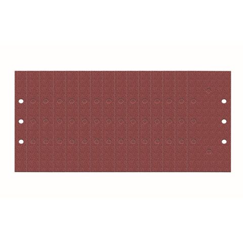 WORX WA2029 185x95mm 60, 80, 120 Kum, 15 Adet Cırtlı Universal Zımpara Kâğıdı Seti