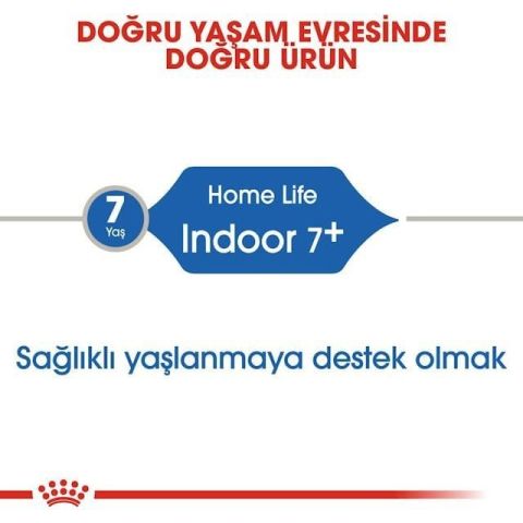 Royal Canin İndoor 7+ Senior Yaşlı Kedi Maması 1,5 Kg 5 Kg