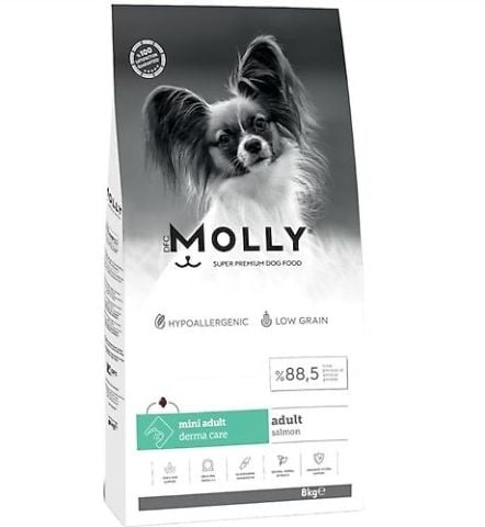 Molly Derma Care Somonlu 8 kg Küçük Irk Yetişkin Köpek Maması