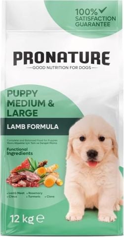 Pronature Daily Puppy Kuzu Etli ve Pirinçli Yavru 12 kg Köpek Maması