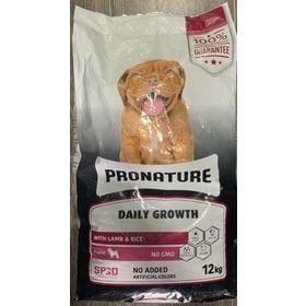Pronature Daily Puppy Kuzu Etli ve Pirinçli Yavru 12 kg Köpek Maması