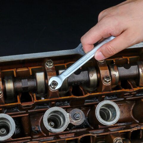 WORKPRO WP202504 6-32mm 23 Parça CR-V Profesyonel Kombine Anahtar Takımı + Bez Taşıma Kılıfı