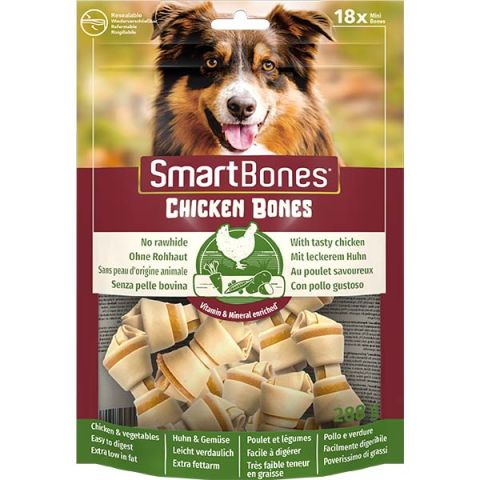 SmartBones Chicken Mini 18'li Köpek Ödülü