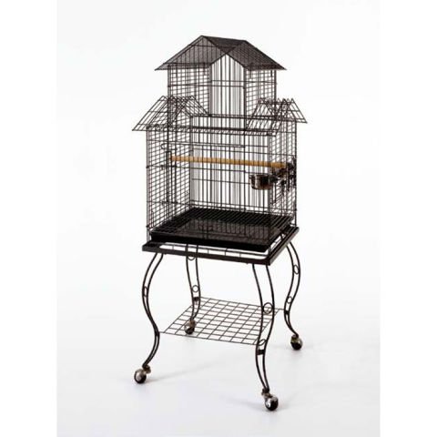 Kafes 80933 Black 51X51X139Cm