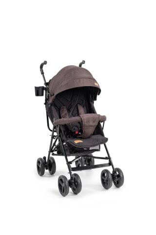 Verona Baston Bebek Arabası - Siyah