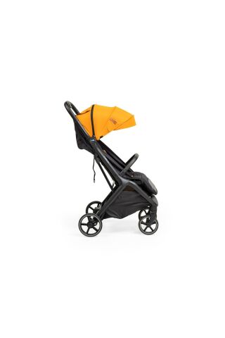 Otomatik Katlanan Kabin Boy Bebek Arabası Calico Sarı