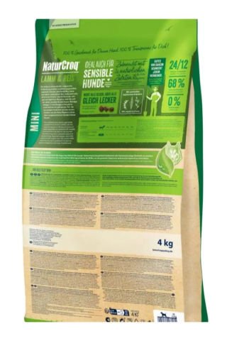 Happy Dog Naturcroq Mini Kuzu Etli Yetişkin Köpek Maması 4 kg Lamb Rice Adult