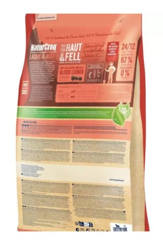 Happy Dog NaturCroq Somonlu Yetişkin Mini Irk Köpek Maması 4 Kg
