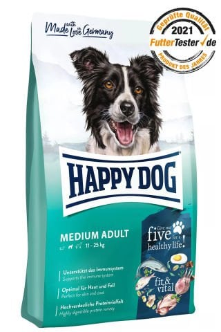 Happy Dog Medium Orta Irk Yetişkin Köpek Maması 4 Kg