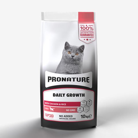 Pronature Tavuklu ve Pirinçli  Yavru Kedi Maması 10 kg