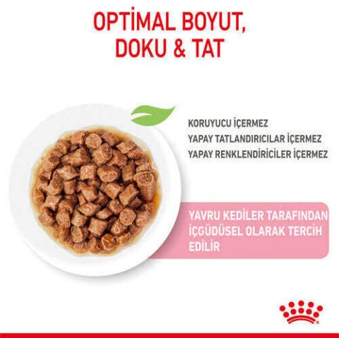 Royal Canin Kitten Gravy Kedi Yaş Mama 85 GR x 12 Adet