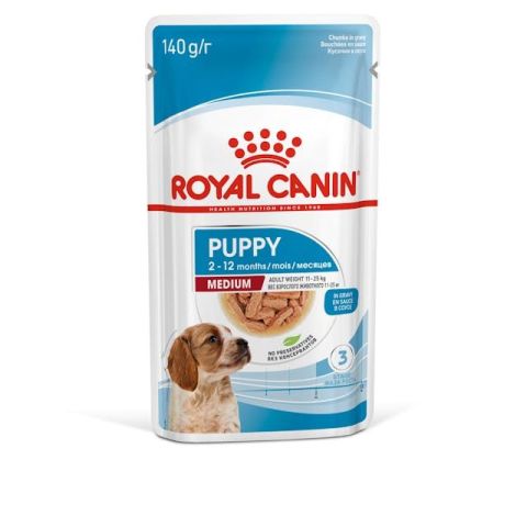 Royal Canin Medium Puppy Gravy Yavru Konserve Köpek Maması 140 Gr x 12 Adet