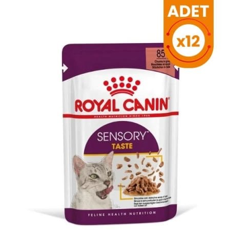 Royal Canin 12x85 gr Sensory Taste Gravy Kedi Konservesi