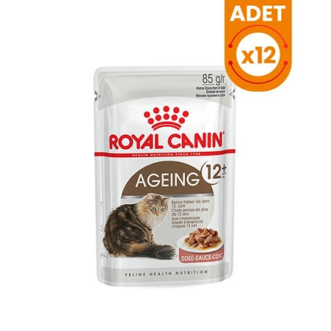 Royal Canin Ageing +12 Gravy Yaşlı 12x85 gr Yaş Kedi Maması