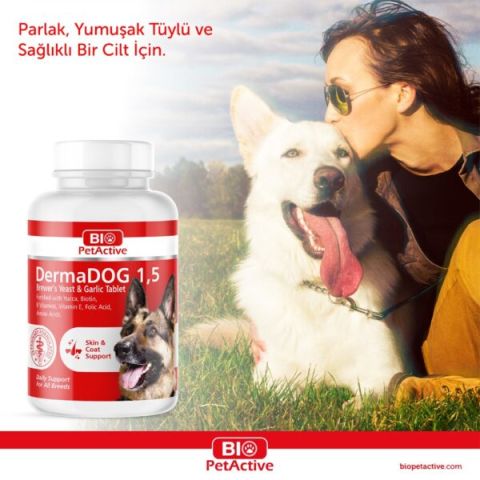 Dermadog 1,5 Çinko Sarımsaklı Mayası Tableti 150 Gr 100lü