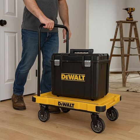 DEWALT DWT710 200Kg Profesyonel Katlanabilir Dört Tekerlekli Yük ve Paket Taşıma Arabası