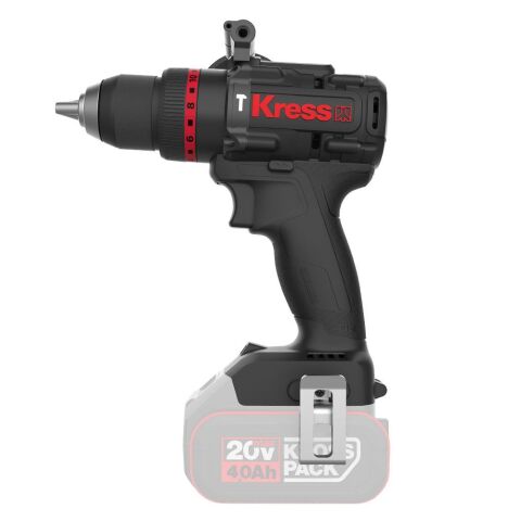 Kress KUC33.91 20Volt 95Nm Kömürsüz Profesyonel Şarjlı Darbeli Matkap (Akü Dahil Değildir)