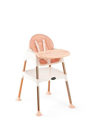 Pierre Cardin Cookie Silver 3 In 1 Mama Sandalyesi- Rose Gold