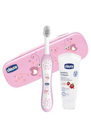 Chicco Diş Fırçası Seti Pembe