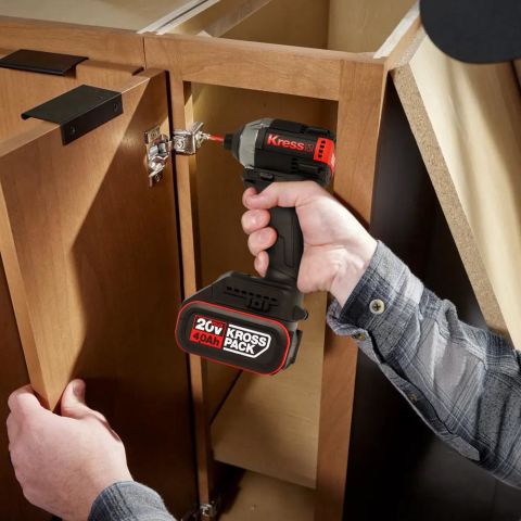 Kress KUB61.91 20Volt 230Nm Kömürsüz Profesyonel Şarjlı Otomatik Darbe Ayarlı Tornavida (Akü Dahil Değildir)