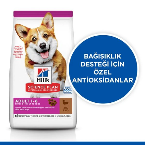 Hills Adult Small Küçük Irk Kuzulu Yetişkin Köpek Maması 5+1 Kg