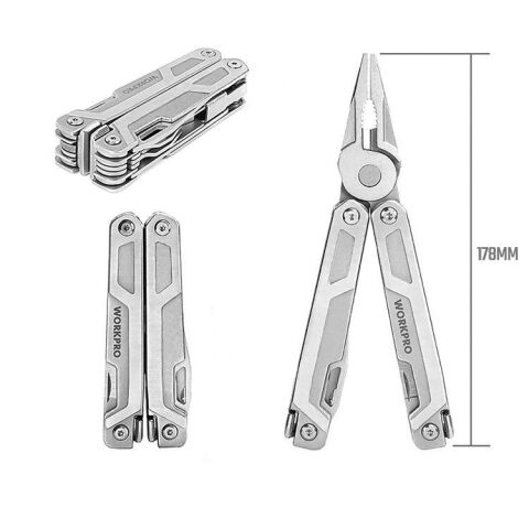 WORKPRO WP382008 16 IN 1 Çok Fonksiyonlu Profesyonel Pense Seti + Taşıma Kılıfı