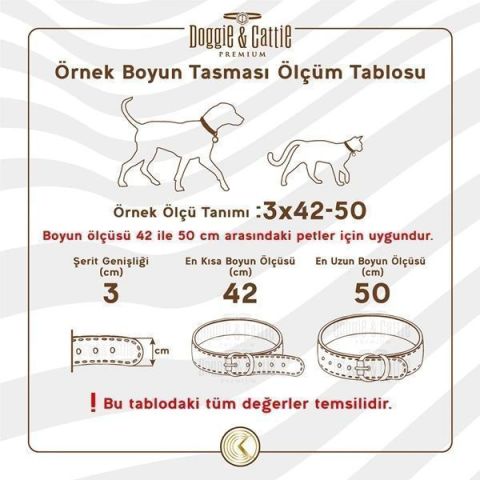 CATTİE TAŞLI DERİ KEDİ TASMASI KIRMIZI 1X16-20CM